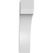 Ekena Millwork 5 1/2-in. W x 18-in. D x 24-in. H Legacy Architectural Grade PVC Knee Brace BRCP055X18X24LEC - alternate 2